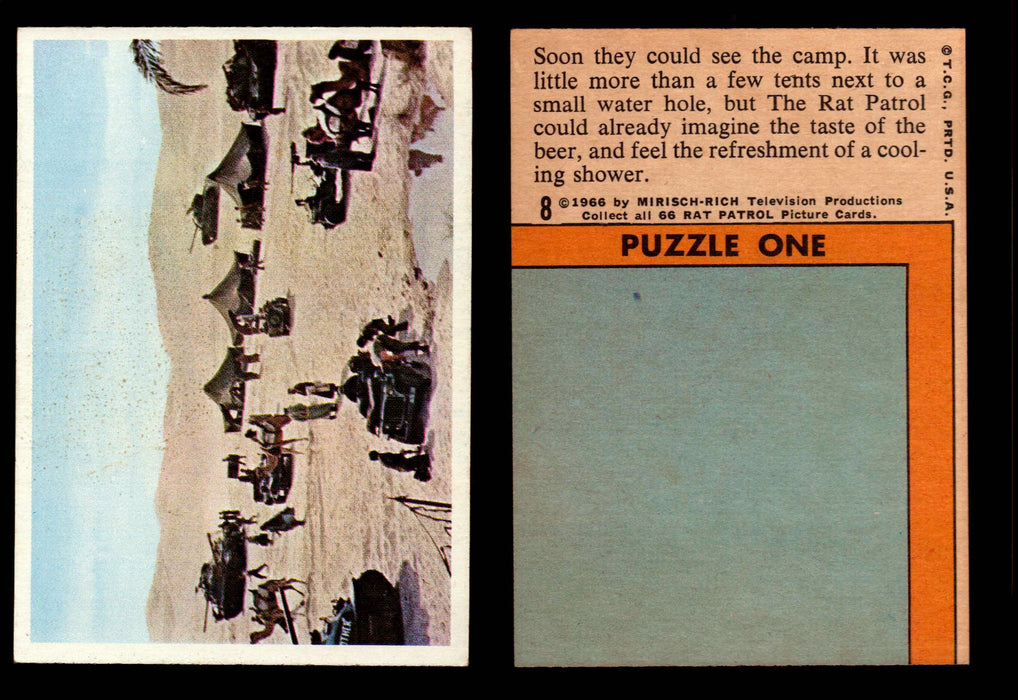 Rat Patrol 1966 Topps Vintage Card You Pick Singles #1-66 #8  - TvMovieCards.com