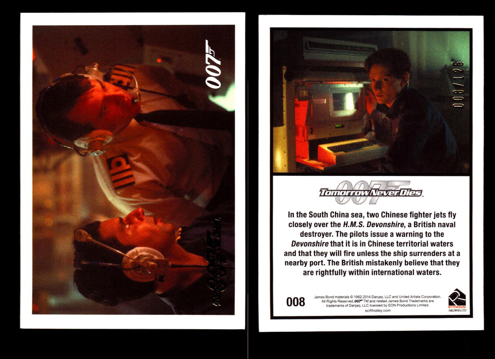 James Bond Archives 2014 Tomorrow Never Dies Gold Parallel Card You Pick Singles #8  - TvMovieCards.com