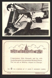 1964 The Story of John F. Kennedy JFK Topps Trading Card You Pick Singles #1-77 #8  - TvMovieCards.com