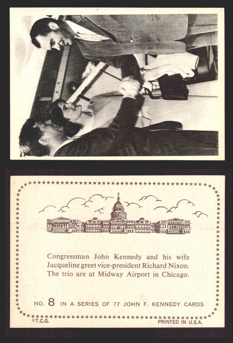 1964 The Story of John F. Kennedy JFK Topps Trading Card You Pick Singles #1-77 #8  - TvMovieCards.com