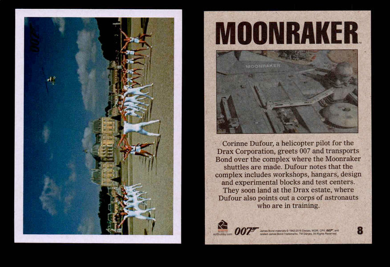 James Bond Archives Spectre Moonraker Movie Throwback U Pick Single Cards #1-61 #8  - TvMovieCards.com