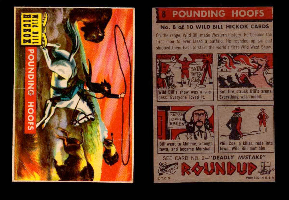 1956 Western Roundup Topps Vintage Trading Cards You Pick Singles #1-80 #8  - TvMovieCards.com
