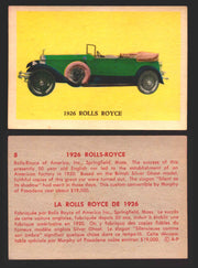 1959 Parkhurst Old Time Cars Vintage Trading Card You Pick Singles #1-64 V339-16 8	1926 Rolls Royce  - TvMovieCards.com
