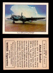 1940 Modern American Airplanes Series A Vintage Trading Cards Pick Singles #1-50 8 U.S. Army Attack Bomber (Martin 167W)  - TvMovieCards.com