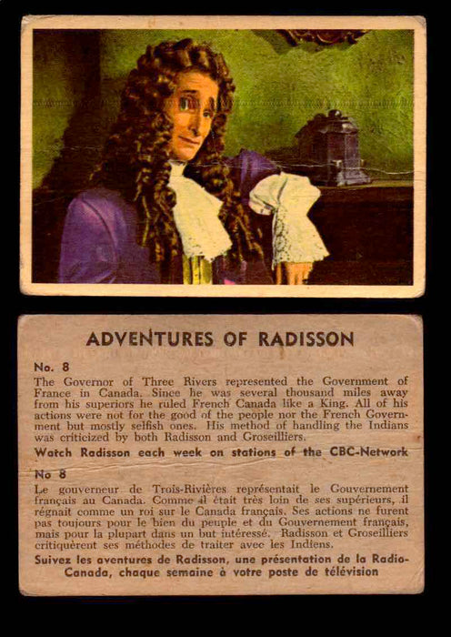 1957 Adventures of Radisson (Tomahawk) TV Vintage Card You Pick Singles #1-50 #8  - TvMovieCards.com