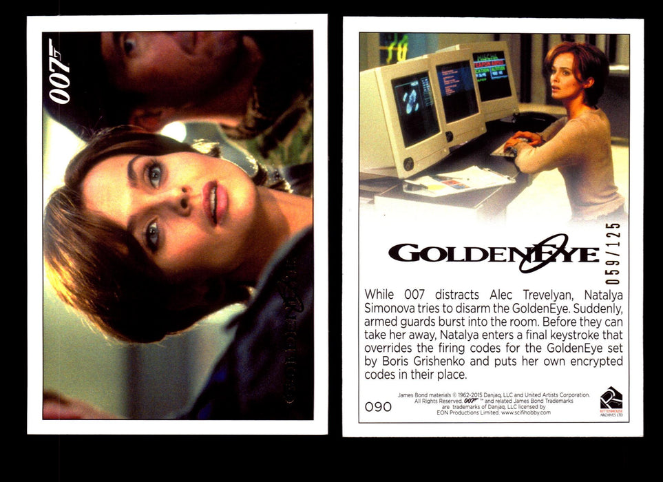 James Bond Archives 2015 Goldeneye Gold Parallel Card You Pick Single #1-#102 #90  - TvMovieCards.com