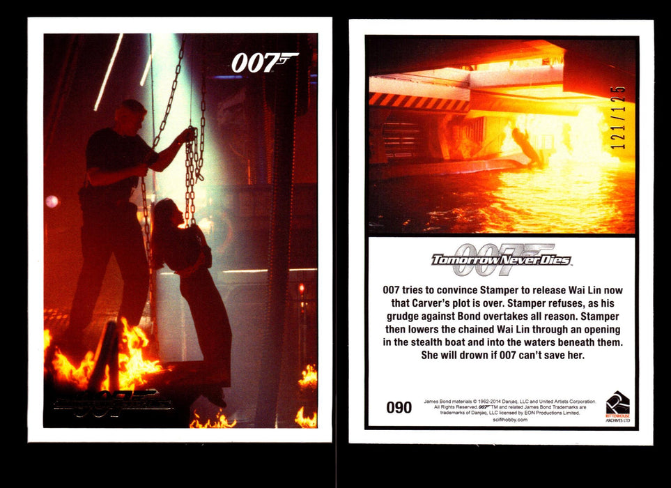 James Bond Archives 2014 Tomorrow Never Dies Gold Parallel Card You Pick Singles #90  - TvMovieCards.com
