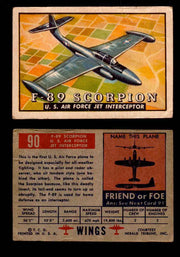 1952 Wings Topps TCG Vintage Trading Cards You Pick Singles #1-100 #90  - TvMovieCards.com