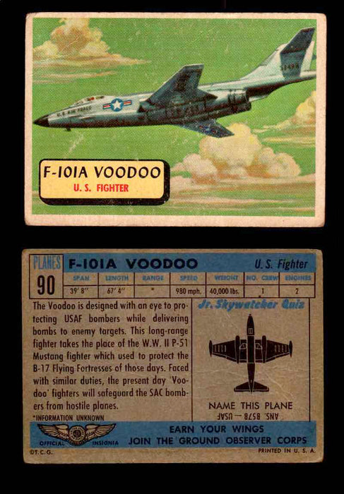 1957 Planes Series II Topps Vintage Card You Pick Singles #61-120 #90  - TvMovieCards.com