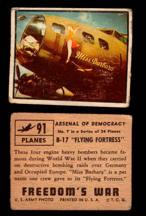 1950 Freedom's War Korea Topps Vintage Trading Cards You Pick Singles #1-100 #91  - TvMovieCards.com