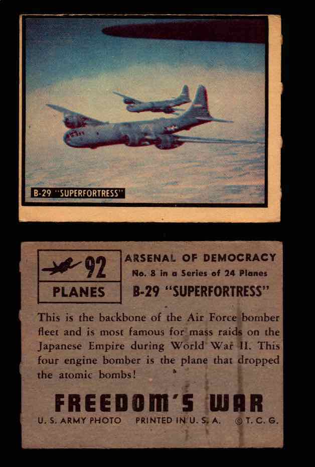 1950 Freedom's War Korea Topps Vintage Trading Cards You Pick Singles #1-100 #92  - TvMovieCards.com
