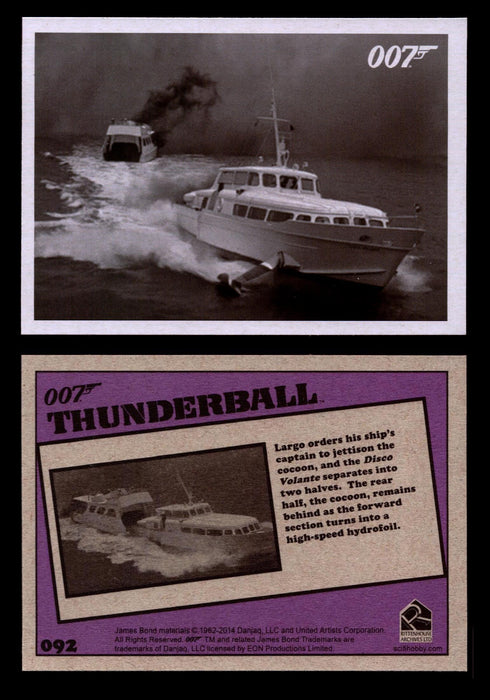 James Bond Archives 2014 Thunderball Throwback You Pick Single Card #1-99 #92  - TvMovieCards.com