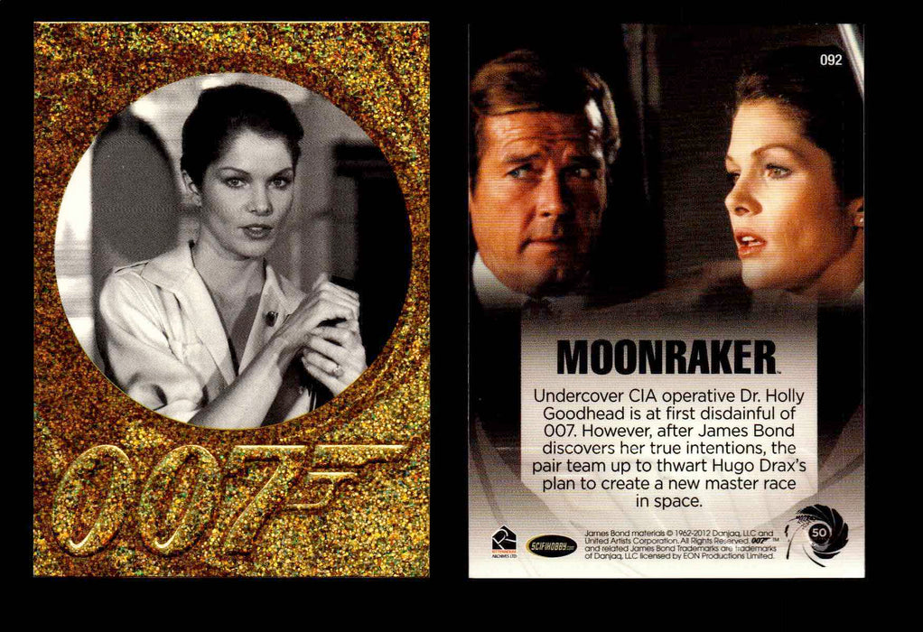 James Bond 50th Anniversary Series Two Gold Parallel Chase Card Singles #2-198 #92  - TvMovieCards.com