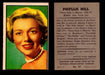 1953 Bowman NBC TV & Radio Stars Vintage Trading Card You Pick Singles #1-96 #92 Phyllis Hill  - TvMovieCards.com
