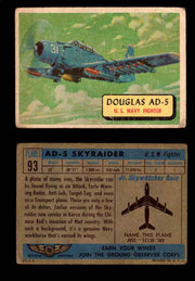 1957 Planes Series II Topps Vintage Card You Pick Singles #61-120 #93  - TvMovieCards.com