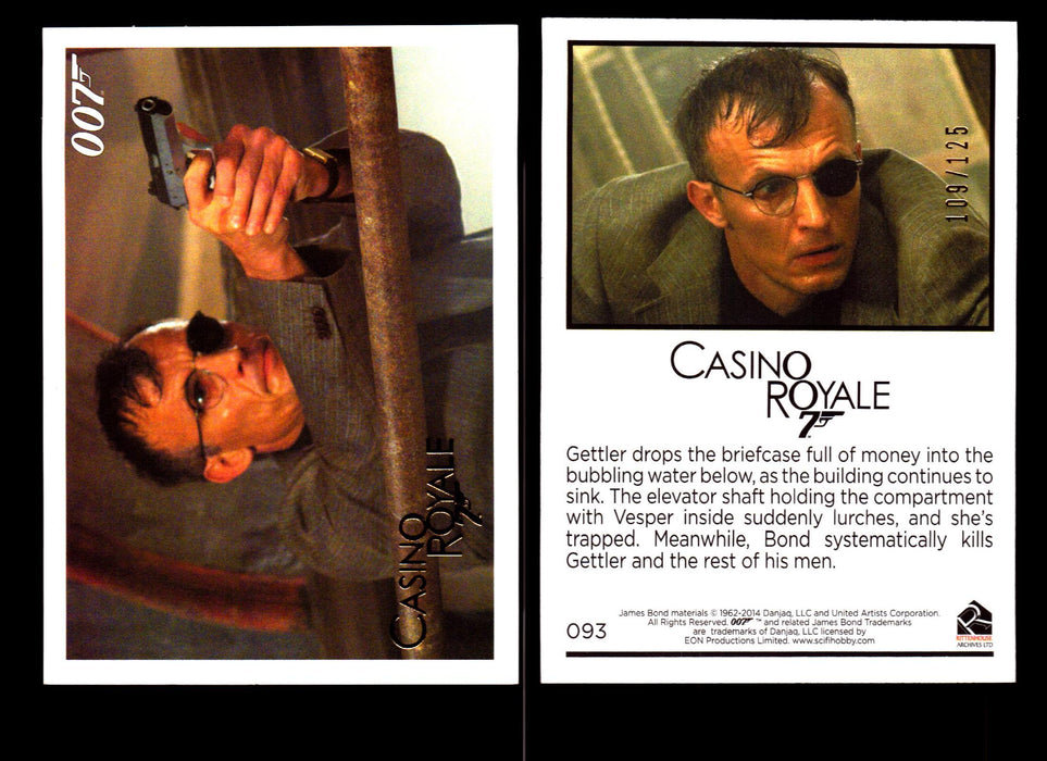 James Bond Archives 2014 Casino Royal Gold Parallel Card You Pick Number #93  - TvMovieCards.com