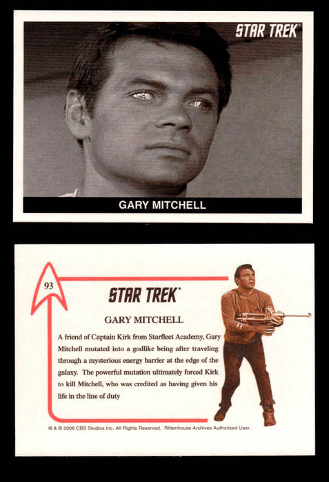 Star Trek TOS 40th Anniversary S2 1967 Expansion Card You Pick Singles #91-108 #93    Gary Mitchell  - TvMovieCards.com