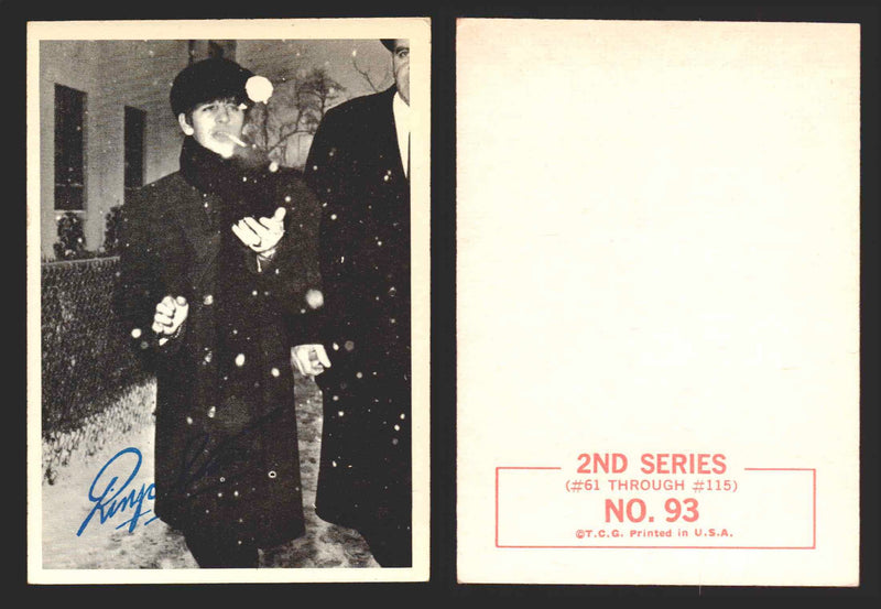 Beatles Series 2 Topps 1964 Vintage Trading Cards You Pick Singles #61-#115 #93  - TvMovieCards.com