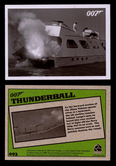 James Bond Archives 2014 Thunderball Throwback You Pick Single Card #1-99 #93  - TvMovieCards.com