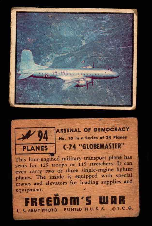 1950 Freedom's War Korea Topps Vintage Trading Cards You Pick Singles #1-100 #94  - TvMovieCards.com