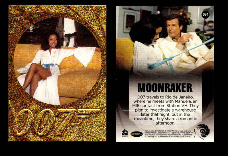 James Bond 50th Anniversary Series Two Gold Parallel Chase Card Singles #2-198 #94  - TvMovieCards.com