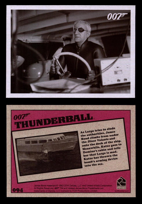 James Bond Archives 2014 Thunderball Throwback You Pick Single Card #1-99 #94  - TvMovieCards.com