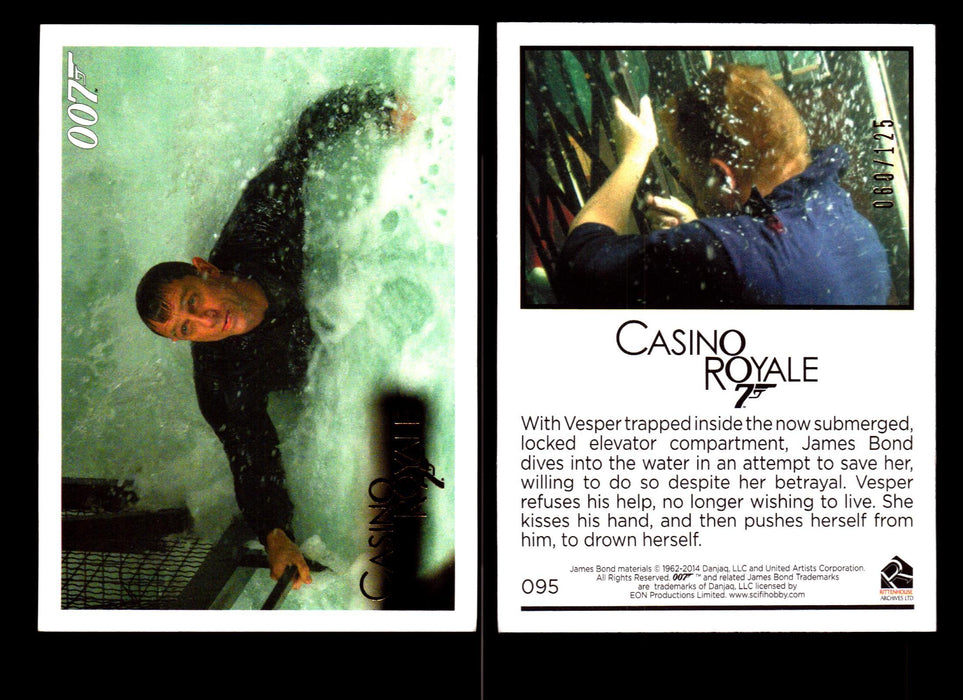James Bond Archives 2014 Casino Royal Gold Parallel Card You Pick Number #95  - TvMovieCards.com