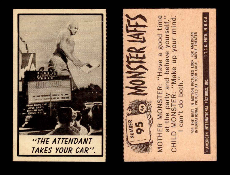 1966 Monster Laffs Midgee Vintage Trading Card You Pick Singles #1-108 Horror #95  - TvMovieCards.com