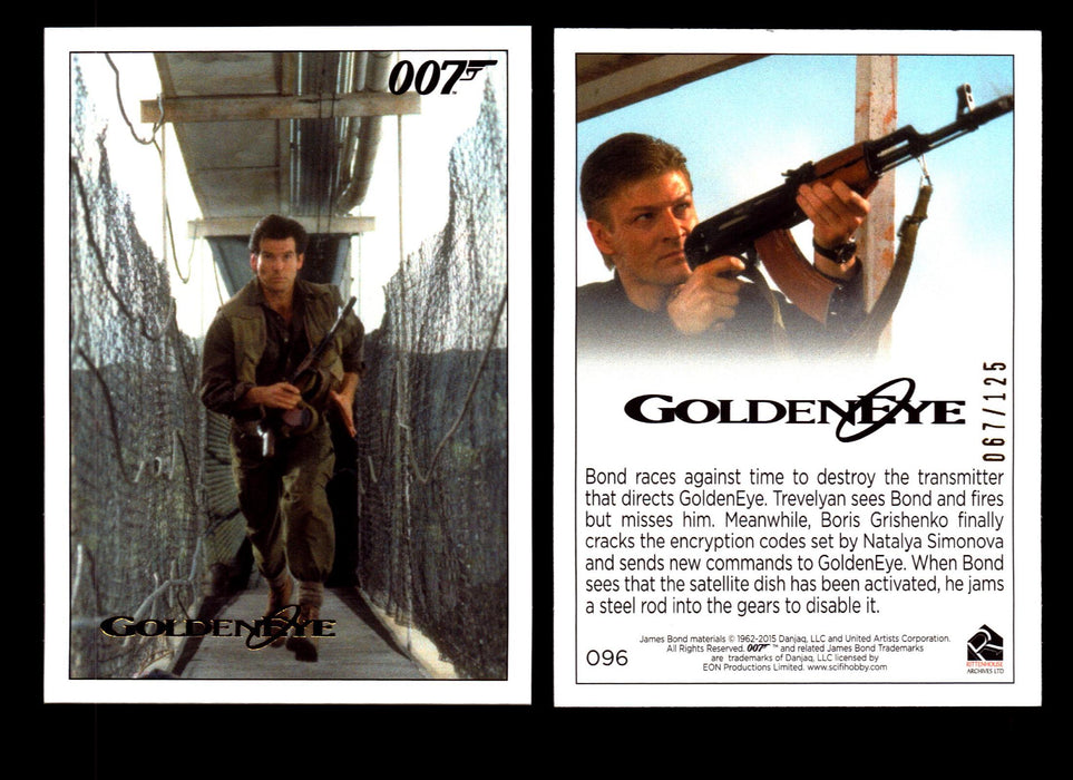 James Bond Archives 2015 Goldeneye Gold Parallel Card You Pick Single #1-#102 #96  - TvMovieCards.com