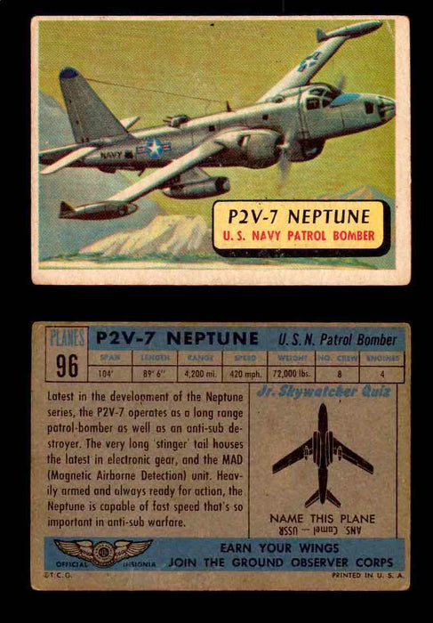 1957 Planes Series II Topps Vintage Card You Pick Singles #61-120 #96  - TvMovieCards.com