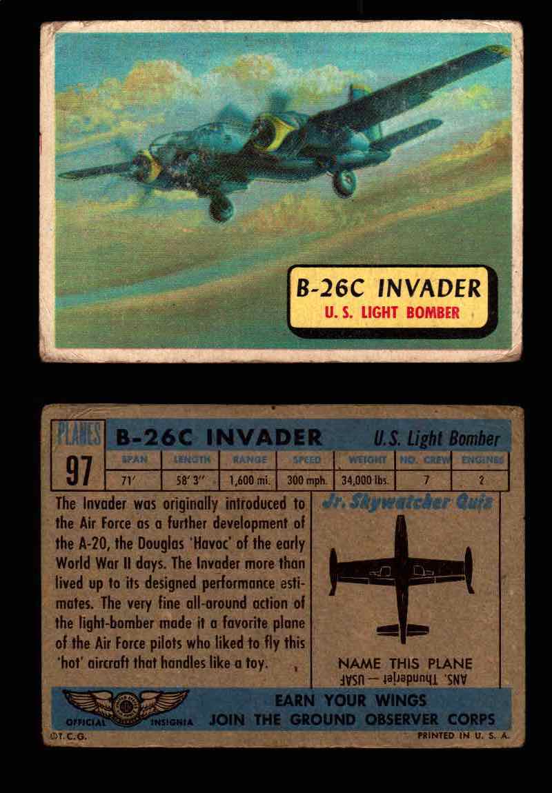 1957 Planes Series II Topps Vintage Card You Pick Singles #61-120 #97  - TvMovieCards.com
