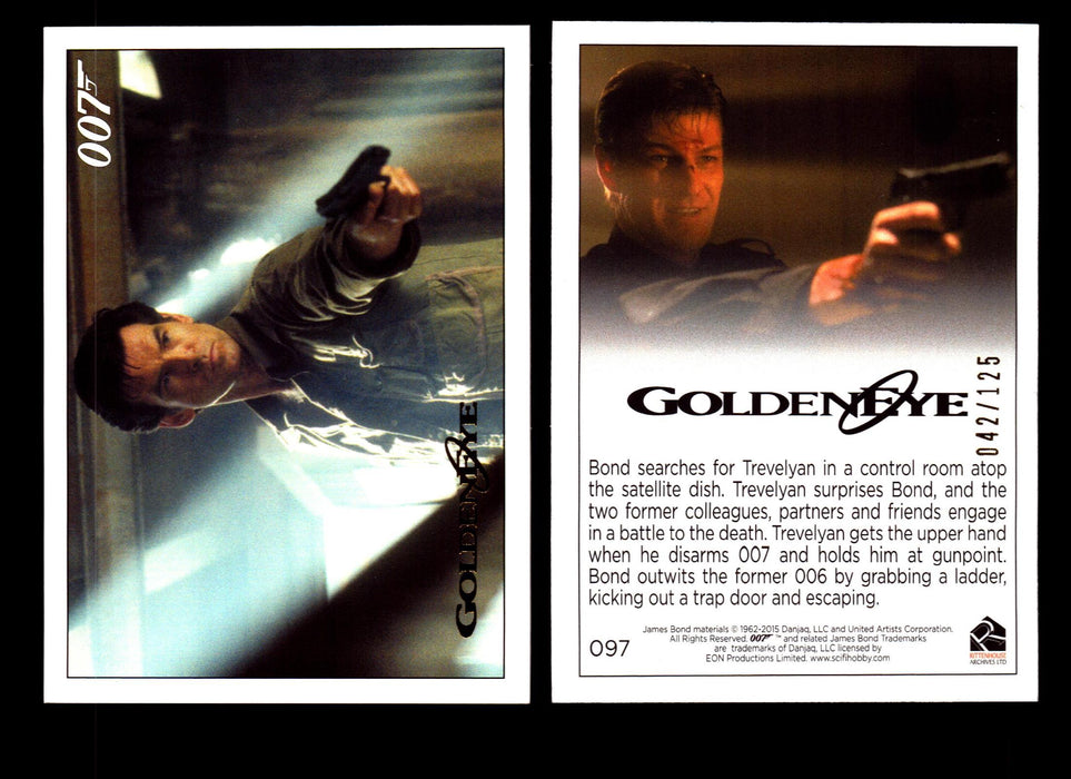James Bond Archives 2015 Goldeneye Gold Parallel Card You Pick Single #1-#102 #97  - TvMovieCards.com