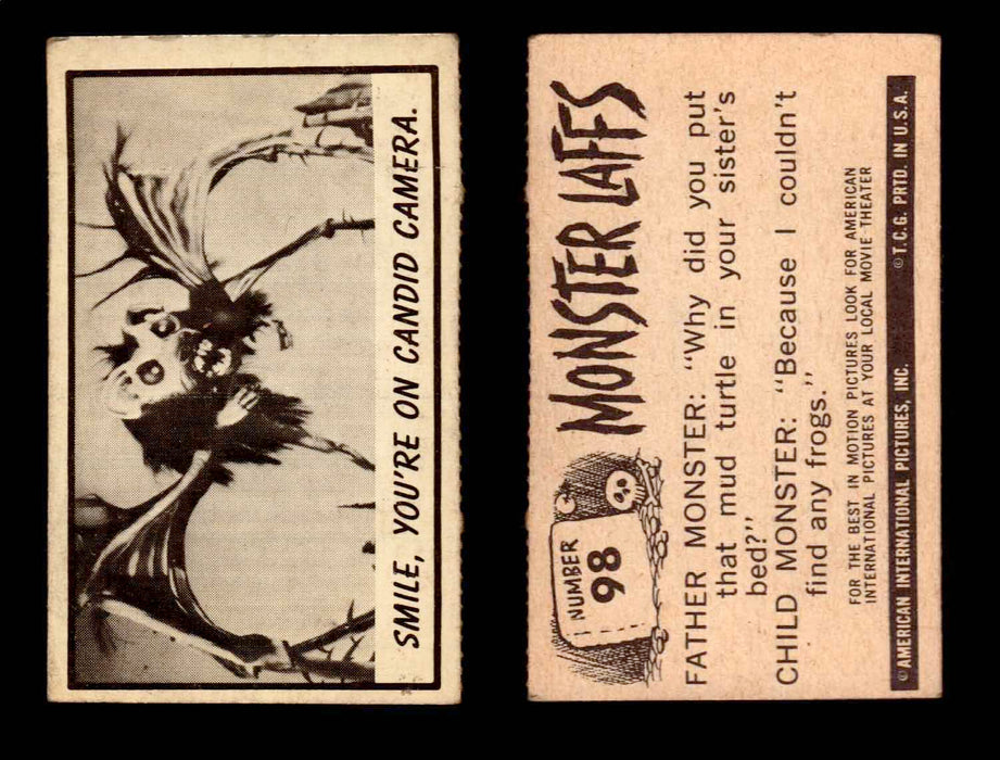1966 Monster Laffs Midgee Vintage Trading Card You Pick Singles #1-108 Horror #98  - TvMovieCards.com