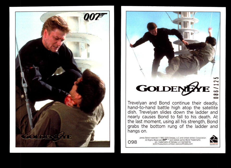 James Bond Archives 2015 Goldeneye Gold Parallel Card You Pick Single #1-#102 #98  - TvMovieCards.com