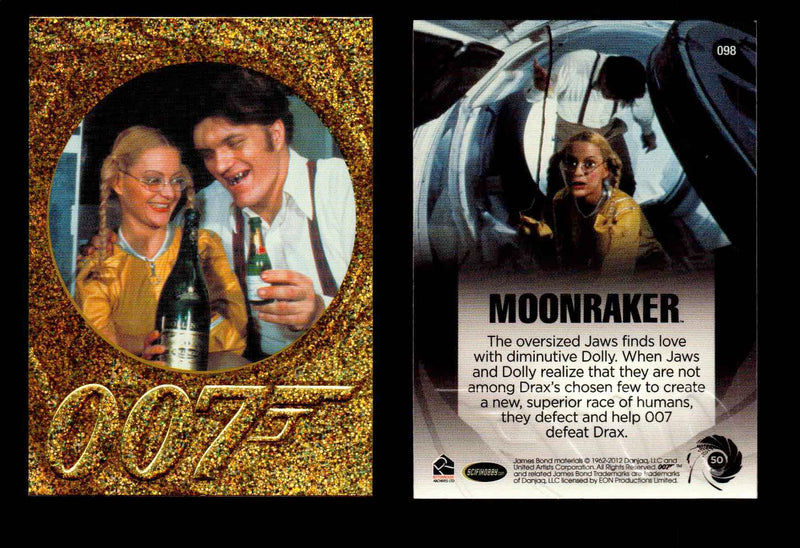 James Bond 50th Anniversary Series Two Gold Parallel Chase Card Singles #2-198 #98  - TvMovieCards.com