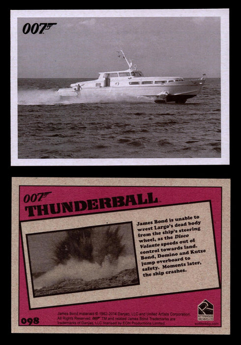 James Bond Archives 2014 Thunderball Throwback You Pick Single Card #1-99 #98  - TvMovieCards.com