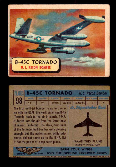 1957 Planes Series II Topps Vintage Card You Pick Singles #61-120 #98  - TvMovieCards.com