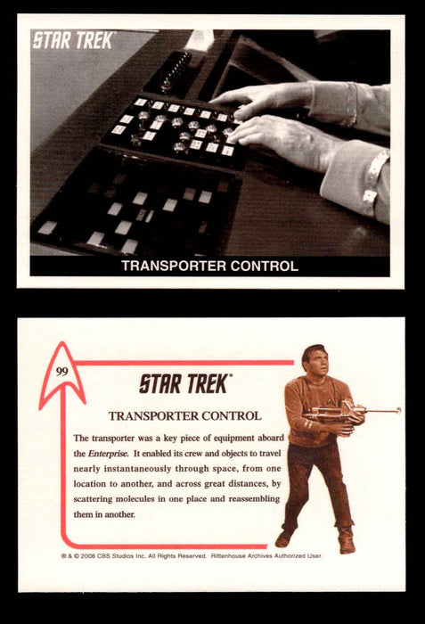 Star Trek TOS 40th Anniversary S2 1967 Expansion Card You Pick Singles #91-108 # 99    Transporter Control  - TvMovieCards.com