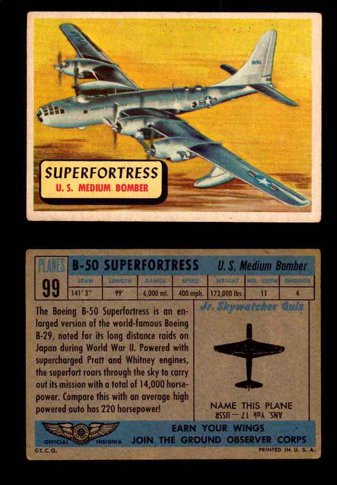 1957 Planes Series II Topps Vintage Card You Pick Singles #61-120 #99  - TvMovieCards.com