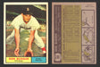 1961 Topps Baseball Trading Card You Pick Singles #1-#99 VG/EX #	99 Don Buddin - Boston Red Sox  - TvMovieCards.com