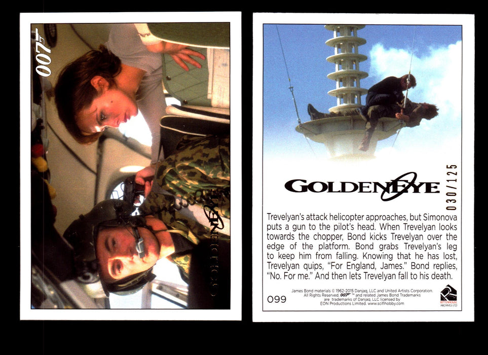 James Bond Archives 2015 Goldeneye Gold Parallel Card You Pick Single #1-#102 #99  - TvMovieCards.com