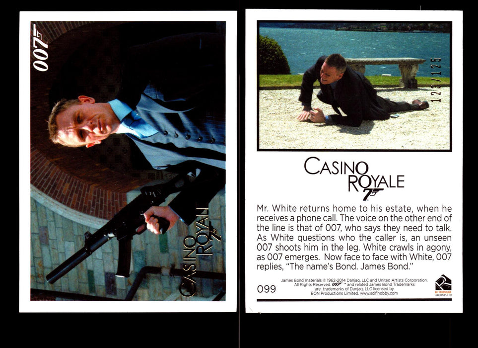 James Bond Archives 2014 Casino Royal Gold Parallel Card You Pick Number #99  - TvMovieCards.com