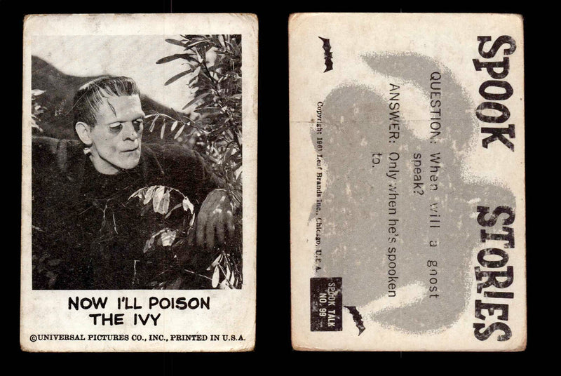 1961 Spook Stories Series 2 Leaf Vintage Trading Cards You Pick Singles #72-#144 #99  - TvMovieCards.com