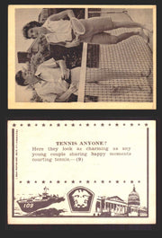 1963 John F. Kennedy JFK Rosan Trading Card You Pick Singles #1-66 9   Tennis Anyone?  - TvMovieCards.com