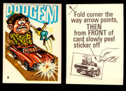 Fabulous Odd Rods Vintage Sticker Cards 1973 #1-#66 You Pick Singles #9   Dodge'm  - TvMovieCards.com