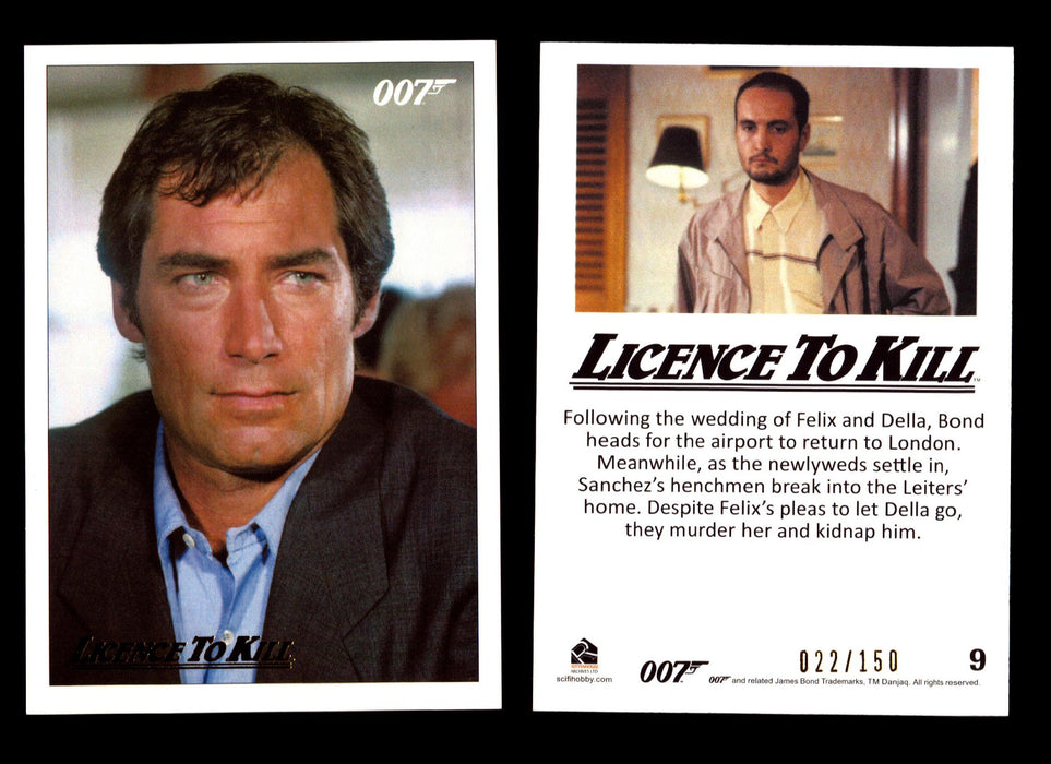 James Bond Classics 2016 Licence To Kill Gold Foil Parallel Card You Pick Single #9  - TvMovieCards.com