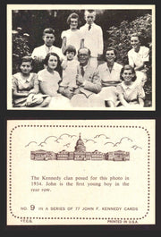 1964 The Story of John F. Kennedy JFK Topps Trading Card You Pick Singles #1-77 #9  - TvMovieCards.com