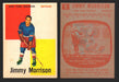 1960-61 Topps Hockey NHL Trading Card You Pick Single Cards #1 - 66 EX/NM 9 Jim Morrison  - TvMovieCards.com