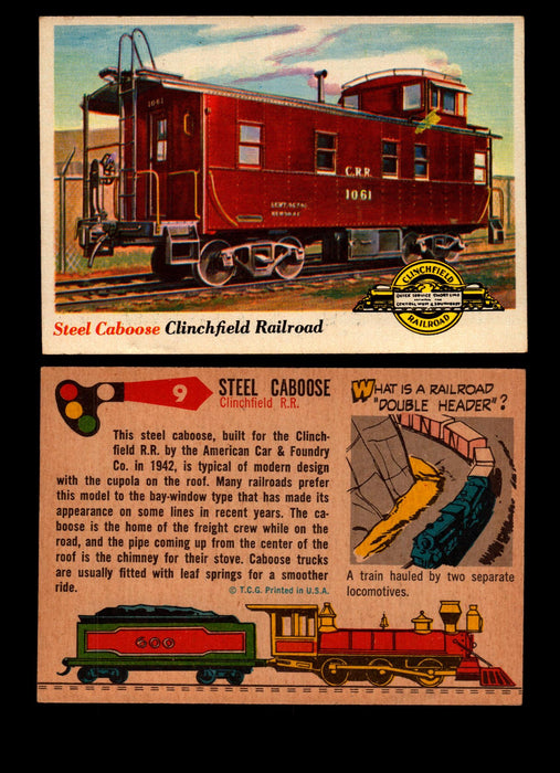 Rails And Sails 1955 Topps Vintage Card You Pick Singles #1-190 #9 Steel Caboose  - TvMovieCards.com