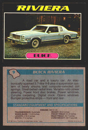 1976 Autos of 1977 Vintage Trading Cards You Pick Singles #1-99 Topps 9   Buick Riviera  - TvMovieCards.com